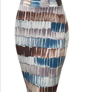 Womens midi pencil skirt